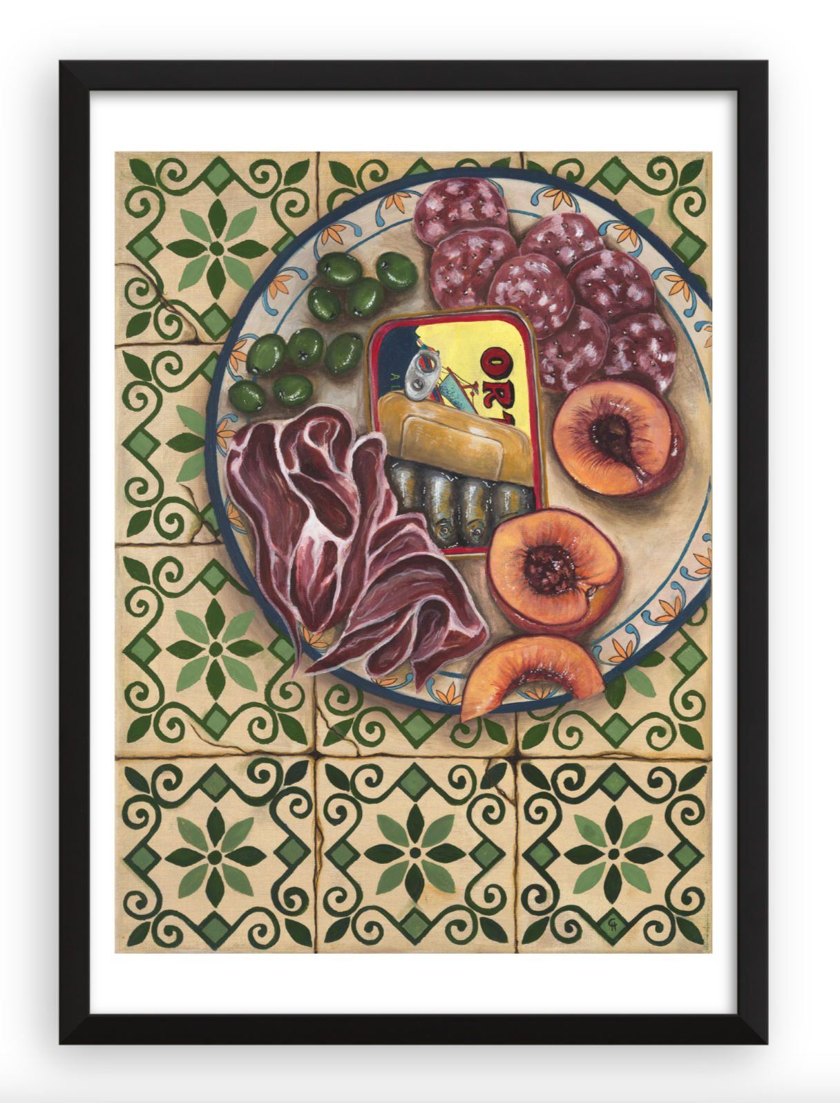 "Late Lunch" A3 Print