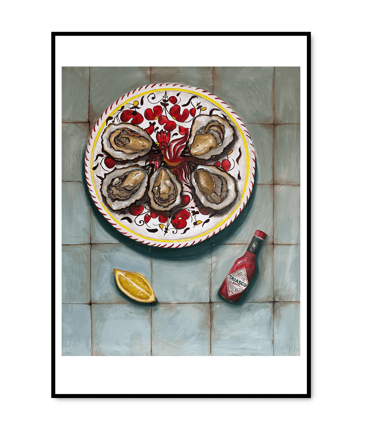 "Mama's Oysters" Art Print
